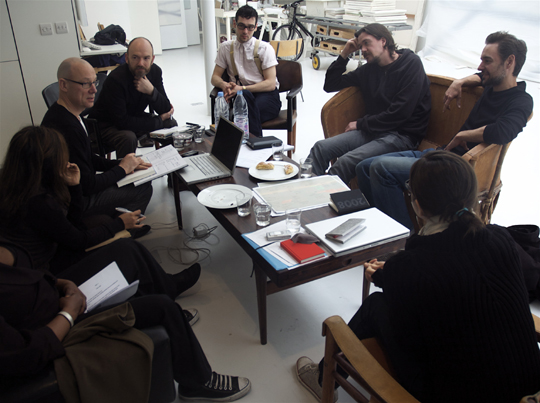 Museum Futures production meeting