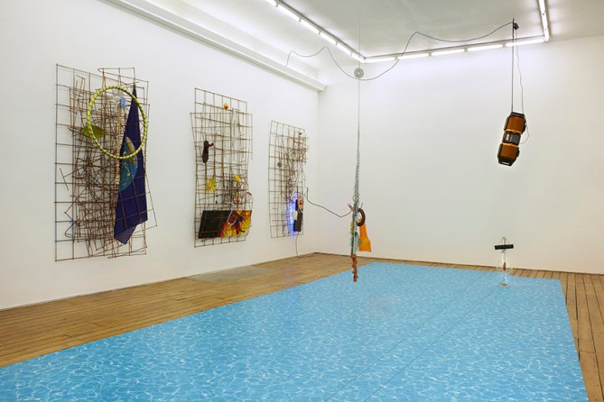 View of Jack Lavender’s “Dreams Chunky,” The approach, London, 2013.