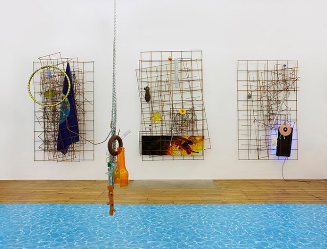 View of Jack Lavender’s “Dreams Chunky,” The approach, London, 2013.